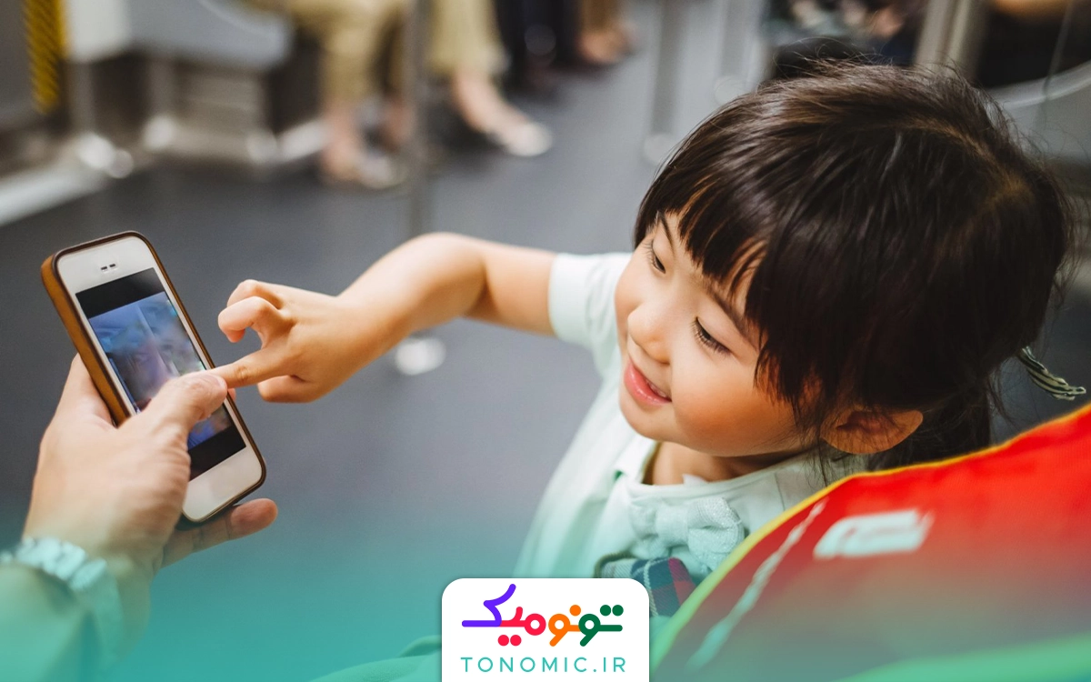 استفاده از موبایل در کودکان